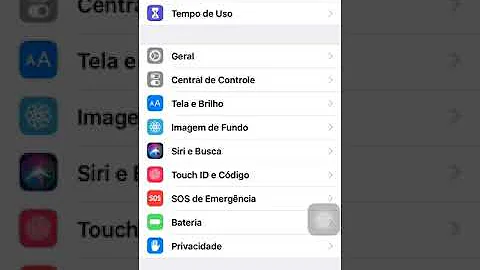 Como desativar Siri e controle de voz?