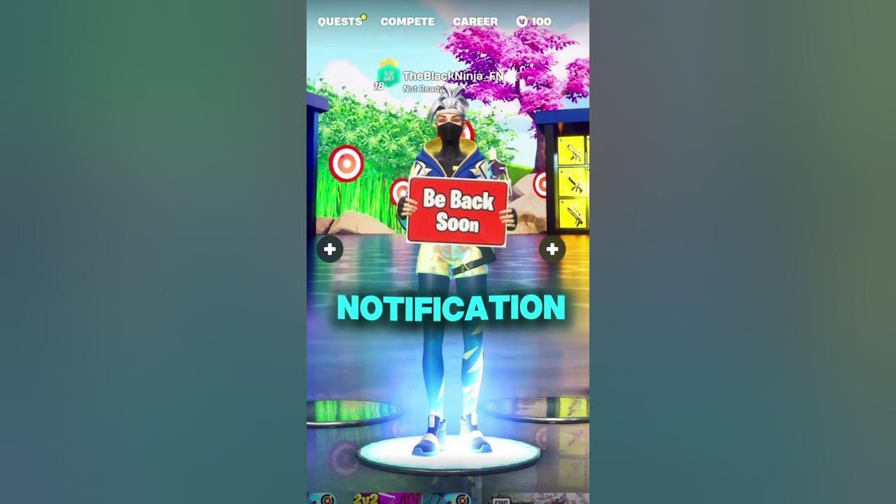 Get a Notification 👀🔥 fortniteshorts fortnite fortnitetiktok shorts