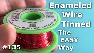 SolderJS #135 - The BEST Way to Tin Enameled Wire
