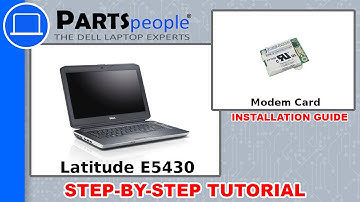 Dell Latitude E5430 (P27G-001) Modem Card How-To Video Tutorial