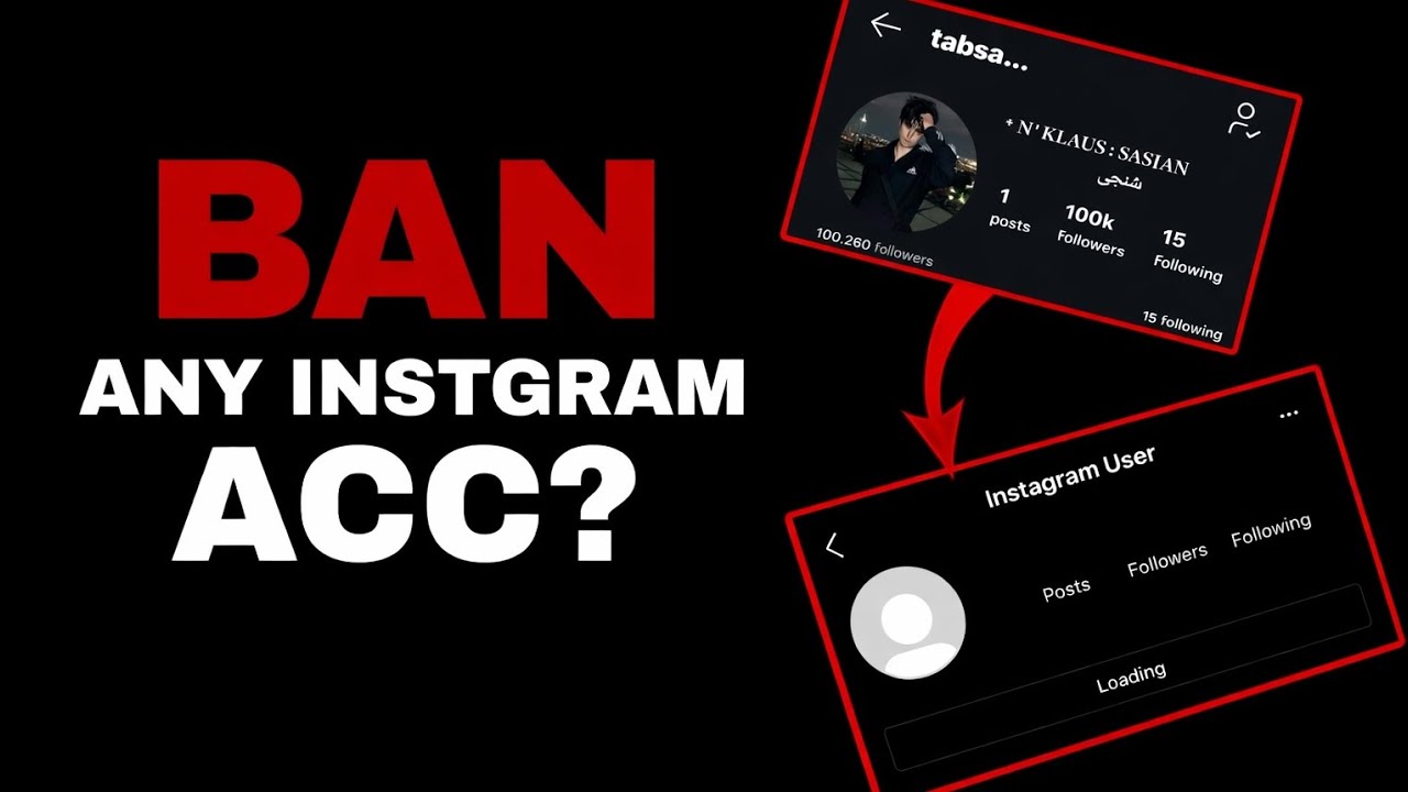 BAN ANY INSTGRAM ACCOUNT PERMANENTLY | BAN INSTAGRAM ID USING FORM
