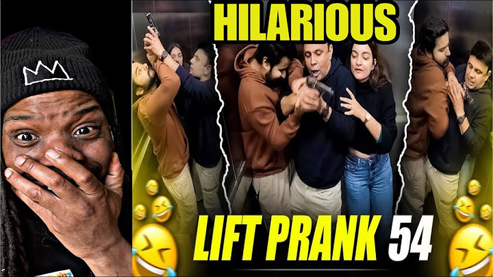 THIS WAS HILARIOUS! "Lift prank 54 | Rj Naved" (first time reaction)