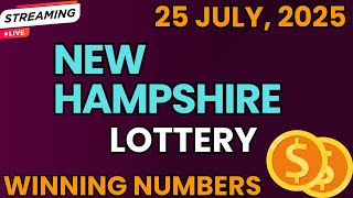New Hampshire Day Lottery Results For - 25 Jul 2025