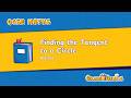 GCSE Mathematics | Finding the Tangent to a Circle | Step-by-Step Method