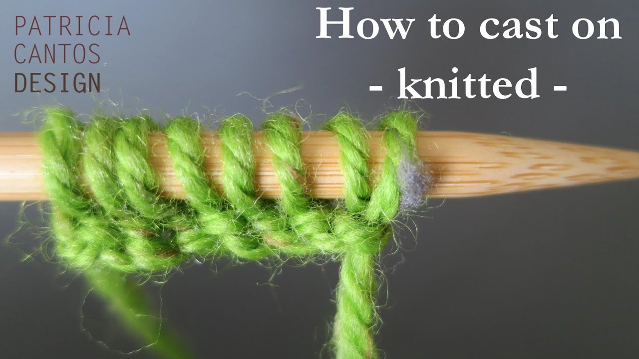 How to cast on knitting YouTube