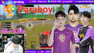 Nv Paraboy, Nv Order Fearless Crushes Enemies 45+ Kills in Pubg Global | Nova Dreamy |Nova Loongskr