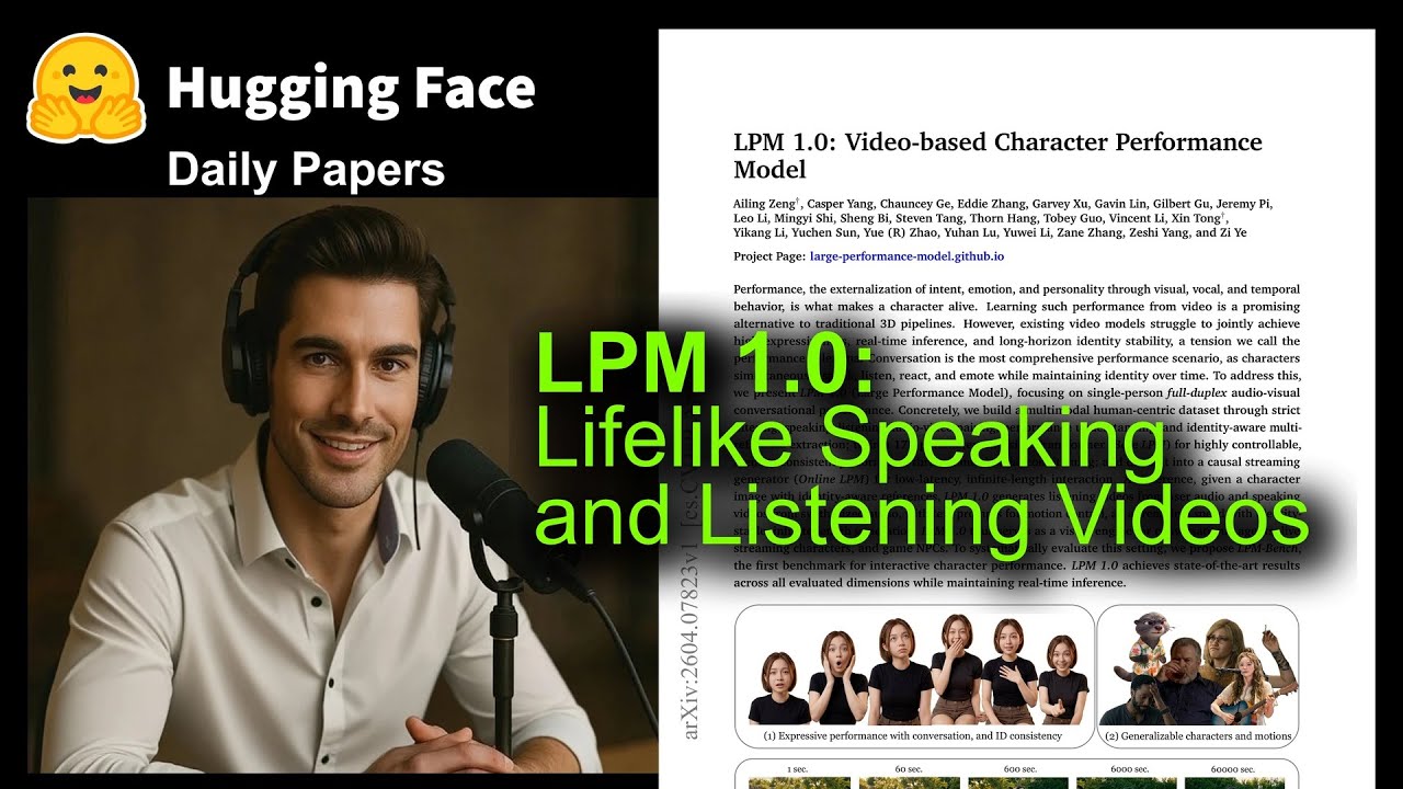 LPM 1.0: Lifelike Speaking and Listening Videos