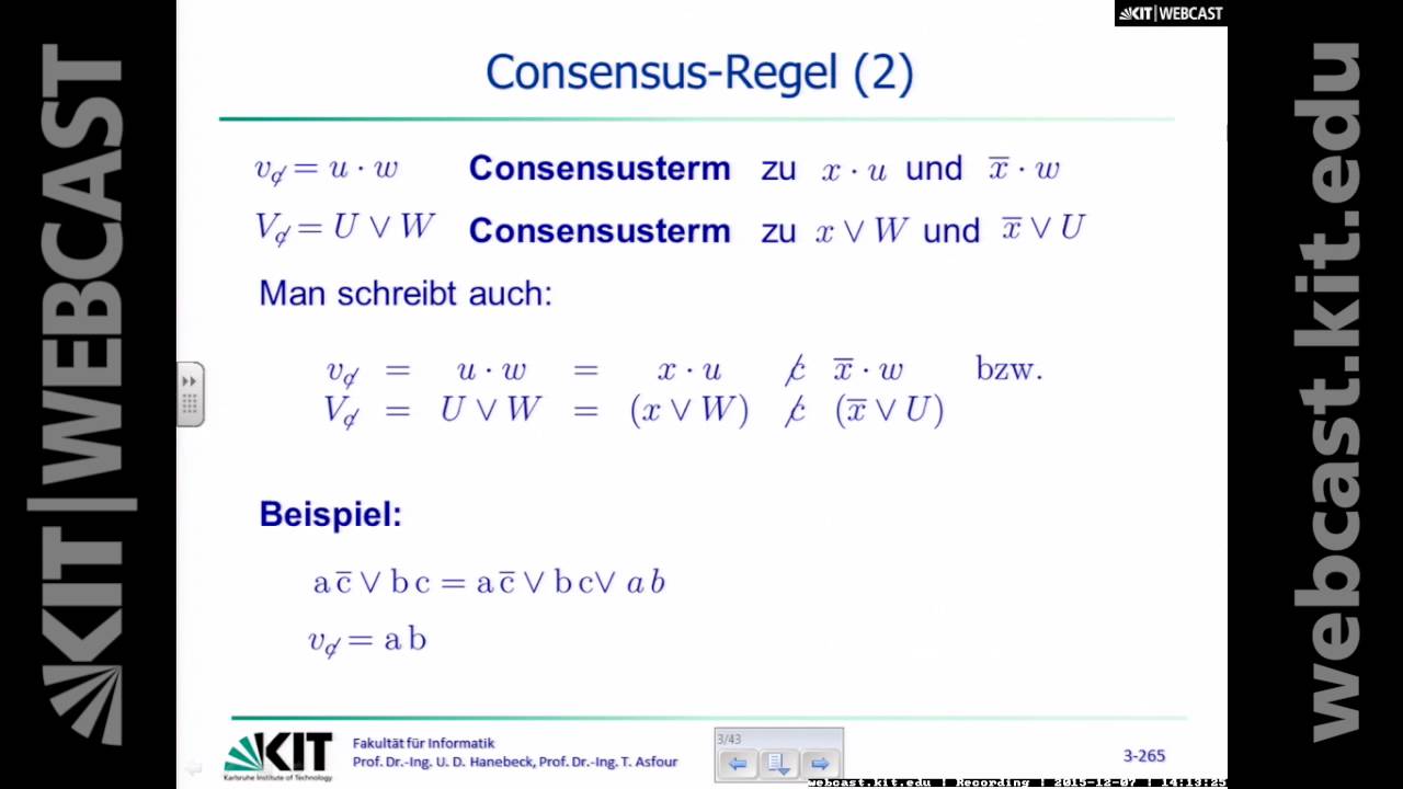 11: Consensus-Verfahren, Nelson-Verfahren, Primkoppelterm