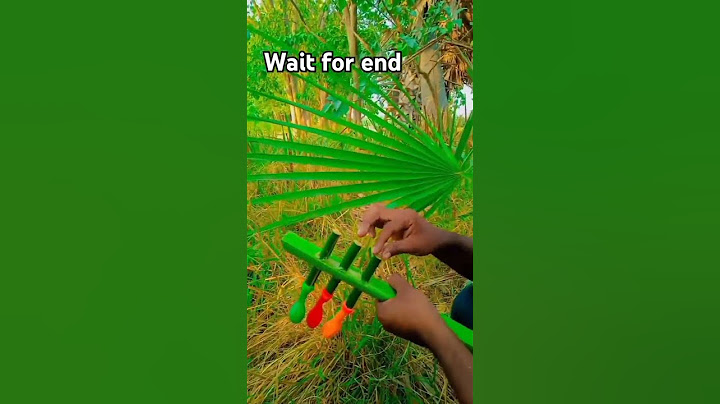 DIY Bamboo Creations with Single Balloone Slingshots #Bamboo📸📸📸