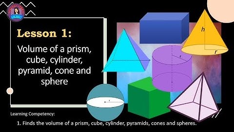 Volume of Solid Figures - Week 2 - Lesson 1 (Math 6)