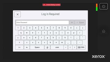 Xerox AltaLink C8270 Family Color Multifunction Printer How to Log in as the Administrator