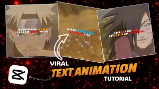 HOW TO MAKE VIRAL TEXT ANIMATION FULL TUTORIAL IN CAPCUT! 🔥