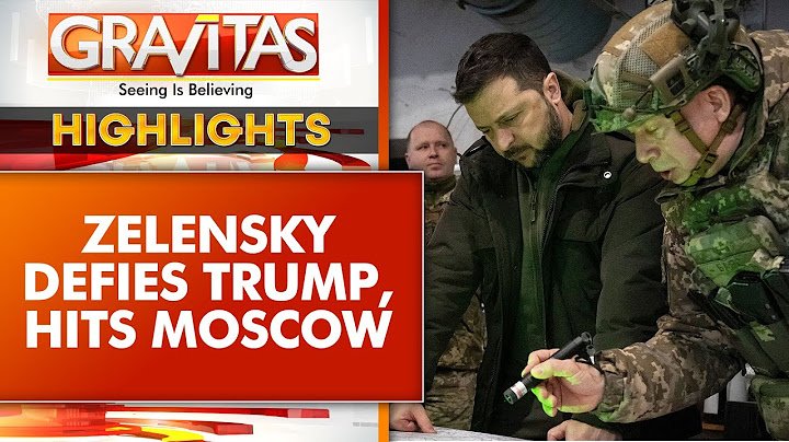 Wojna rosyjsko-ukraińska: Zełenski rzuca wyzwanie Trumpowi, Ukraina atakuje Moskwę dronami | GRAVITAS