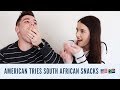 AMERICAN TRIES SOUTH AFRICAN SNACKS!!