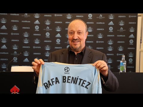 Rueda de prensa de Rafa Benítez como nuevo entrenador del Celta