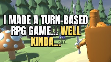 I Made a Turn-Based RPG Game... well kinda...