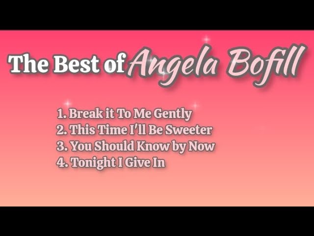 The Best Of Angela Bofill_