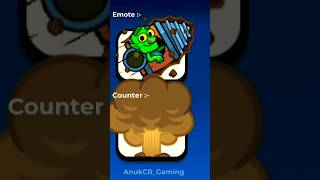 Emote vs Counter #emote #clashroyale