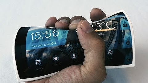 Su Geçirmez, Esnek Ve Giyilebilir Android Telefon | Techno-Haber.com