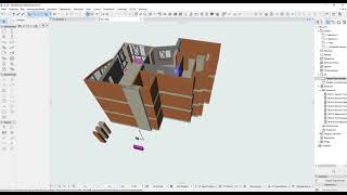 ДИ ArchiCAD - 04 Варианты планировок. Слои. Карта видов.