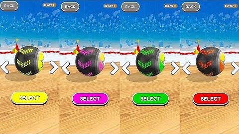 Going Balls New Update : Colors Reaction 4x Ball Run Gameplay Android iOS (Part 882)