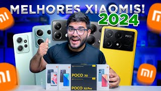 Definitivo! 5 Melhores Smartphones da Xiaomi para COMPRAR em 2024! (para ficar sossegado)