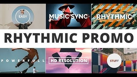 Rhythmic Promo | After Effects Template | Openers