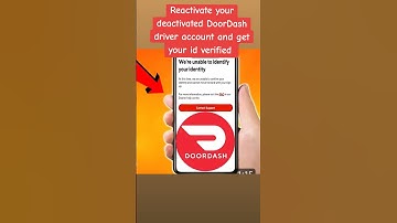 Identity verification on doordash failed and lead to deactivation #reactivate #doordash #help #iD