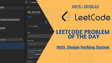 1603 || Design Parking System || C++ || Leetcode Daily Challenge