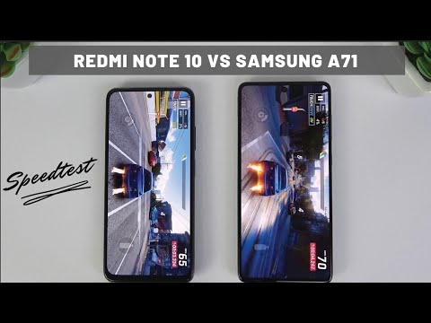 Xiaomi Redmi Note 10 vs Samsung Galaxy A71 | Fingerprint Test, SpeedTest, Camera Comparison