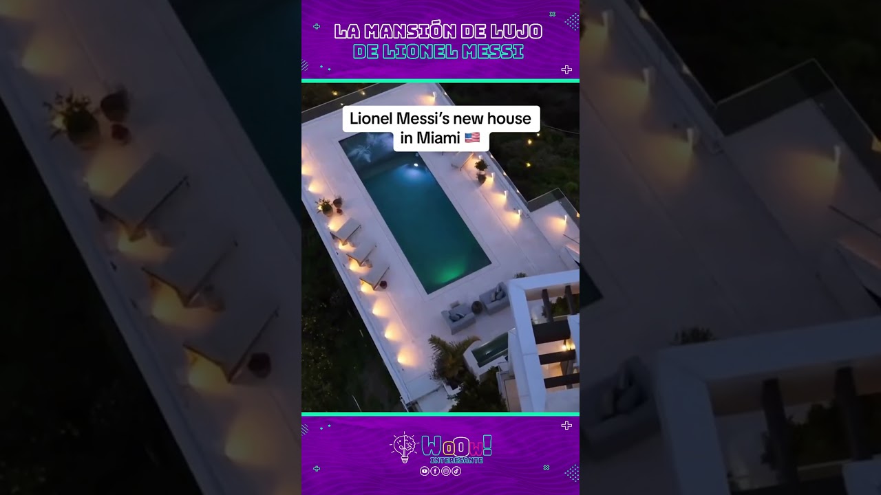 La casa de lujo de Lionel Messi en Miami