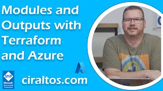 modules and outputs with terraform and azure