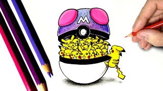 Dessinons 3 Pokéballs en version doodle Art !