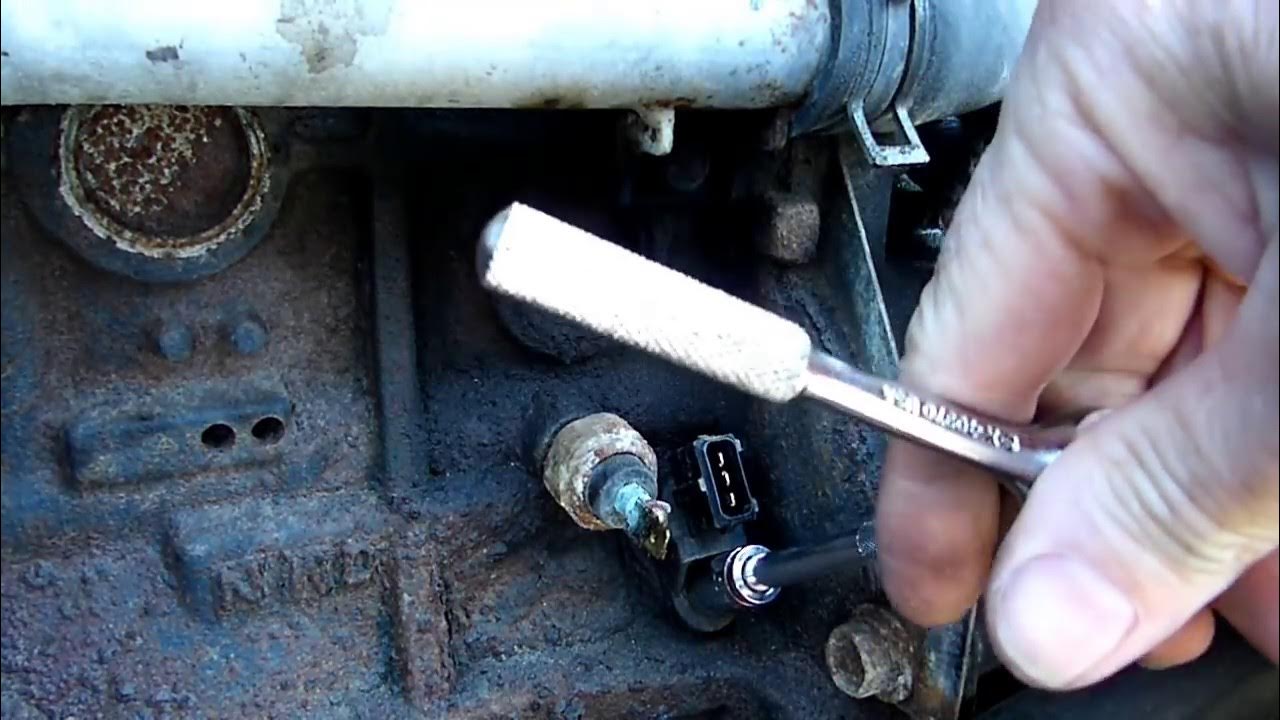 Hyundai Crankshaft Position Sensor Removal - YouTube