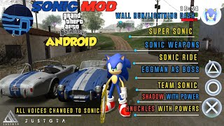 SONIC X MOD✔️GTASA ANDROID JUSTGTA™ screenshot 1