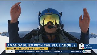 Famous Blue Angels in Tampa: Amanda Holly flies in fighter jet Net Worth