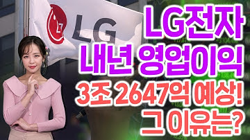 LG전자 내년 영업이익 3조2647억 예상! 그 이유는? ｜주식 전망｜투자｜주식투자 | 한국경제 | LG전자 | 아모레G | 롯데하이마트