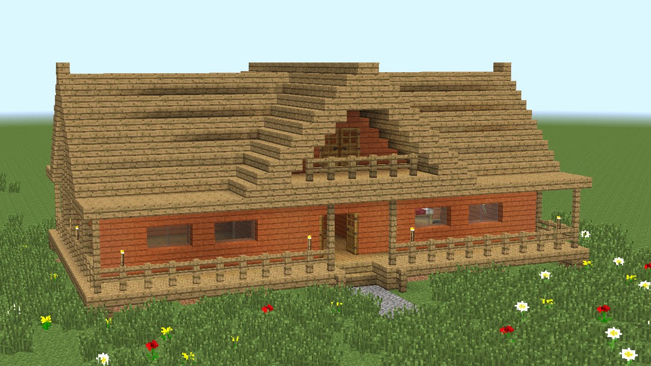 Minecraft How To Build 2 Room Wooden House 2 Minecraft Designs Wooden House Minecraft