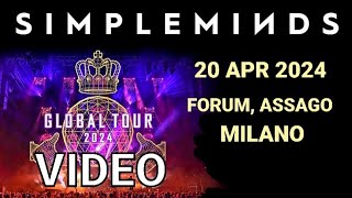 Simple Minds - Forum, Assago, Milano, Italy, 20 apr 2024 FULL VIDEO LIVE CONCERT