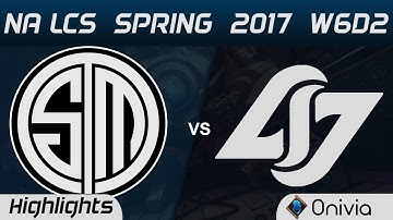 TSM vs CLG Highlights Game 2 NA LCS Spring 2017 W6D2 Team Solo Mid vs Counter Logic Gaming