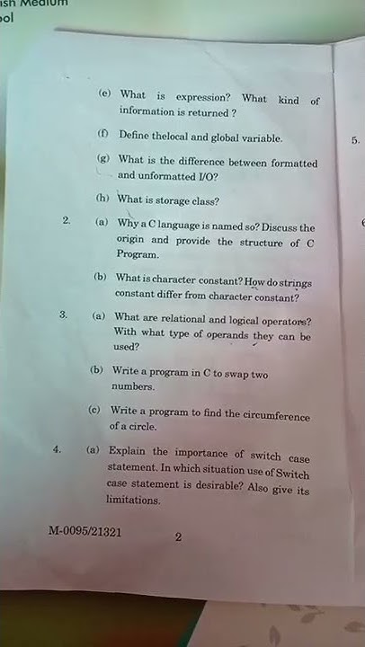 IGU BCA ( 2nd sem) C Programming #igu #bca - YouTube