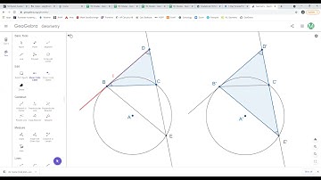 Geometry Tangent Secant Theorem Proof