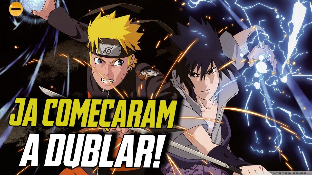 Planeta da Dublagem - E tanta alegria saber que Naruto Shippuden mais um  anime será dublado aqui, seria tão bom que voltasse a passar animes na Tv  aberta Sasuke será dublado pelo