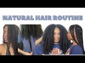 My Natural Hair Routine From Start To Finish For Guaranteed Length and Moisture Retention! ❤️🤩😁