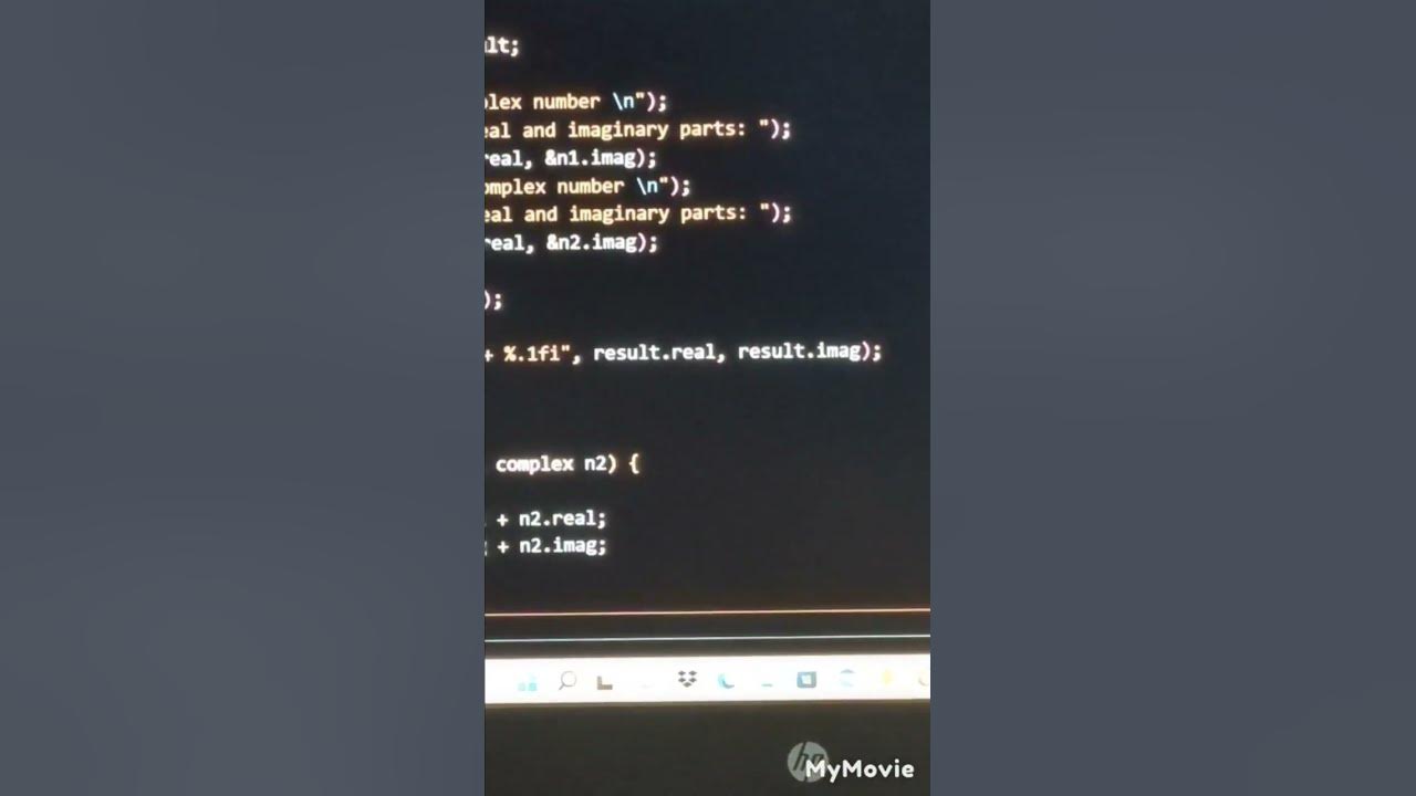 add two complex numbers using structure in C Programming 💹🌤️💹 - YouTube