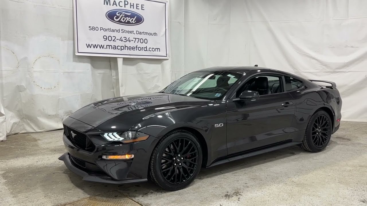 Dark Matter Gray 2022 Ford Mustang GT COUPE PREMIUM Review MacPhee