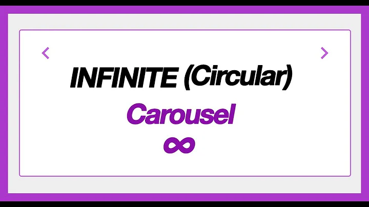 Episode 2: Infinite Carousel slider (circular)