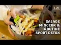 Recette Salade Minceur BIO rapide  / Routine Sport DETOX image