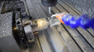 4 Axis Metal CNC 6040 for Aluminum Milling Using 6mm flat bottom end Mill