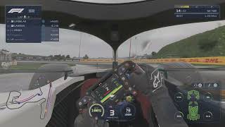 F1 25 good battles will show highlights finishing 9th in main race